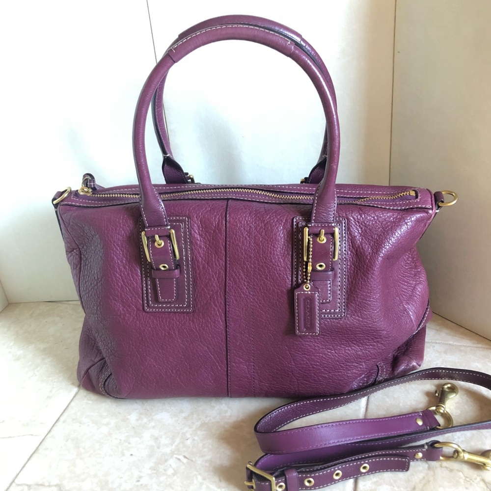 Coach Plum Satchel